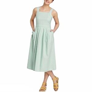 Universal Thread Mint Pleated Midi Dress